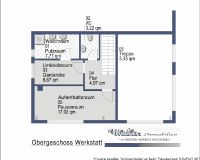 Grundrissskizze OG-Werkstatt